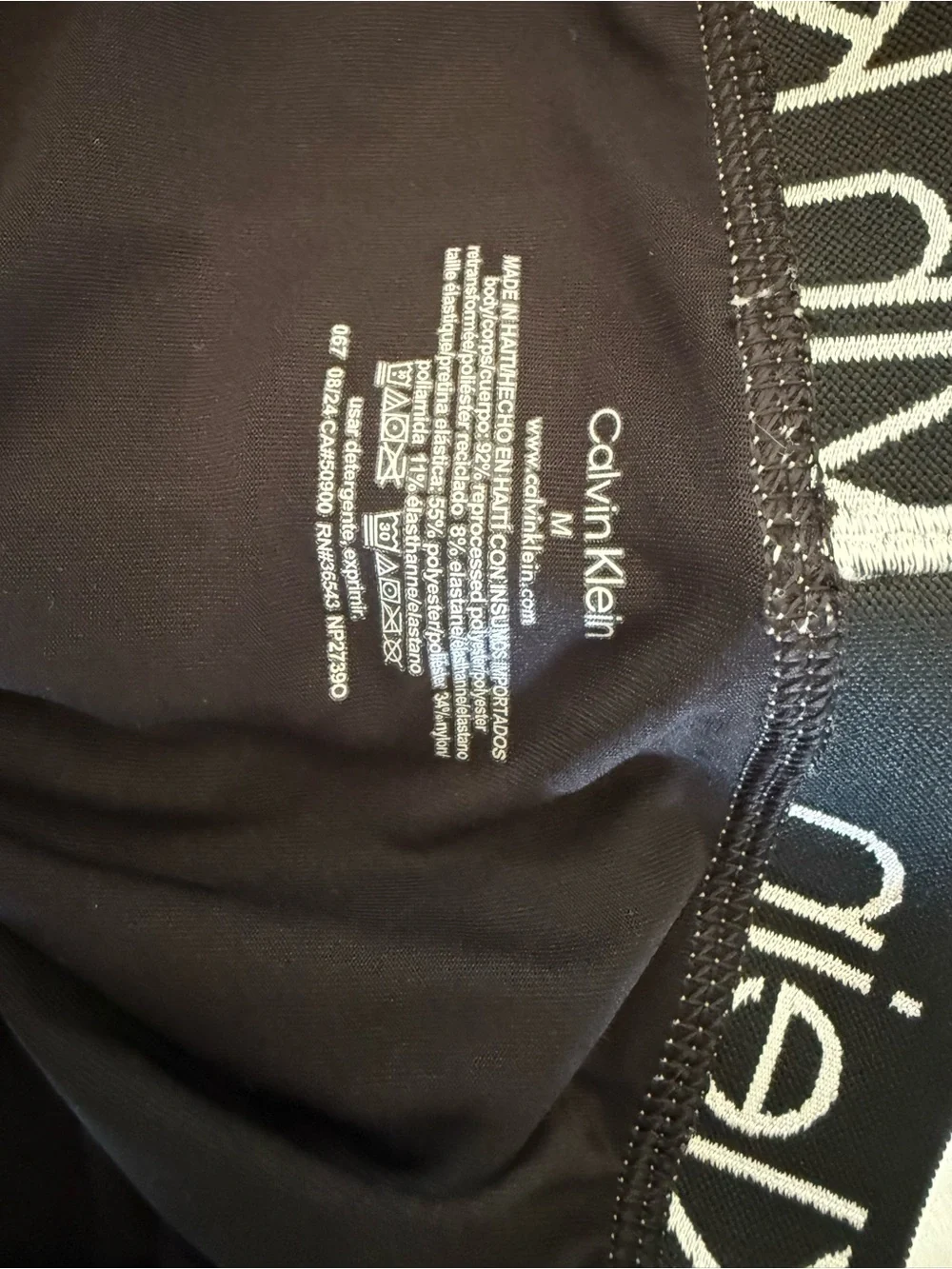Calvin Klein Black Boxer Briefs - 2 pair